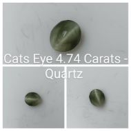 Cats Eye 4.74 Carats - Quartz 