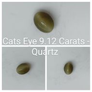 Cats Eye 9.12 Carats - Quartz 