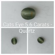 Cats Eye 5.6 Carats - Quartz 