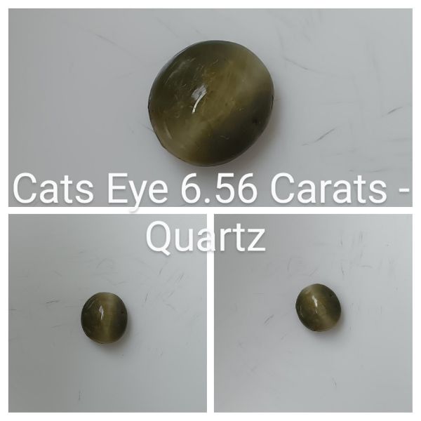 Cats Eye 6.56 Carats - Quartz 