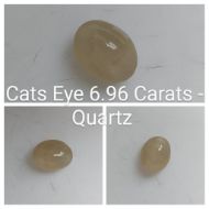 Cats Eye 6.96 Carats - Quartz 