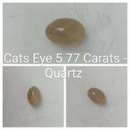 Cats Eye 5.77 Carats - Quartz 