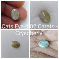 Cats Eye 4.02 Carats - Crysoberly 