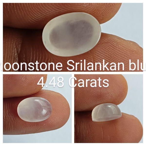 Moonstone Srilankan blue 4.48 Carats