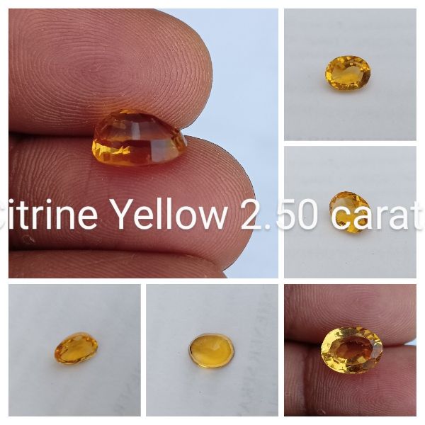 Yellow Citrine 2.5 Carats