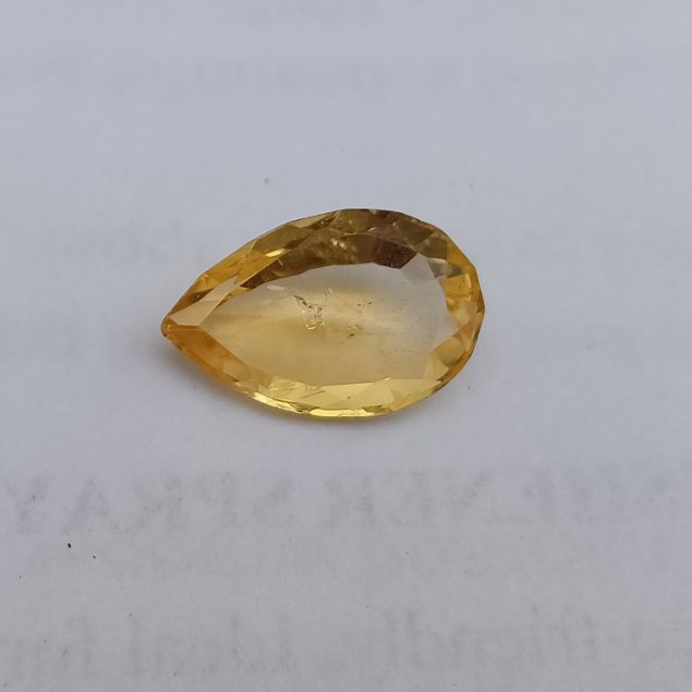 Yellow Citrine 3.6 Carats