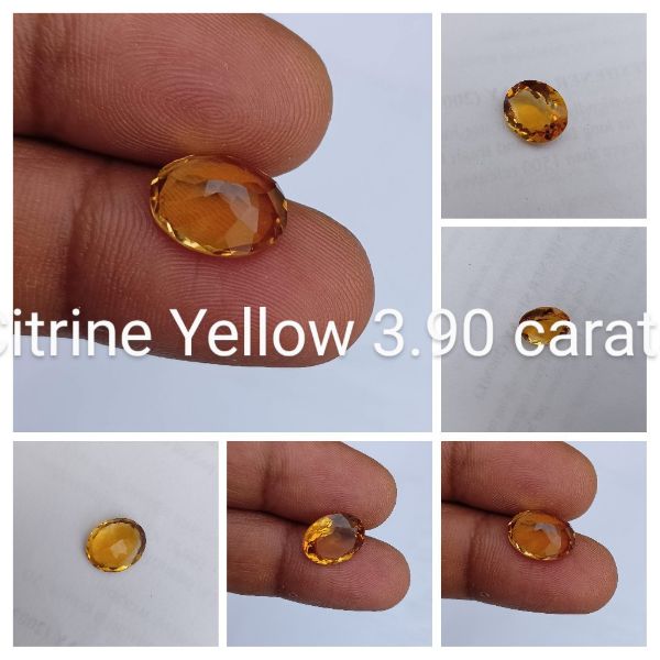 Yellow Citrine 3.9 Carats