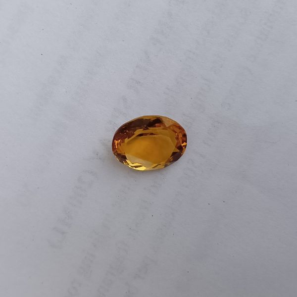 Yellow Citrine 3.9 Carats