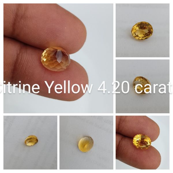 Yellow Citrine 4.2 Carats