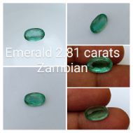 Emerald 2.81 carats Zambian