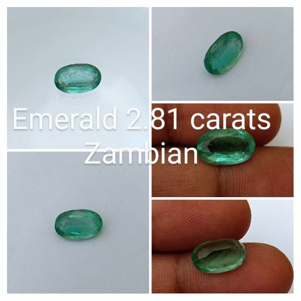 Emerald 2.81 carats Zambian