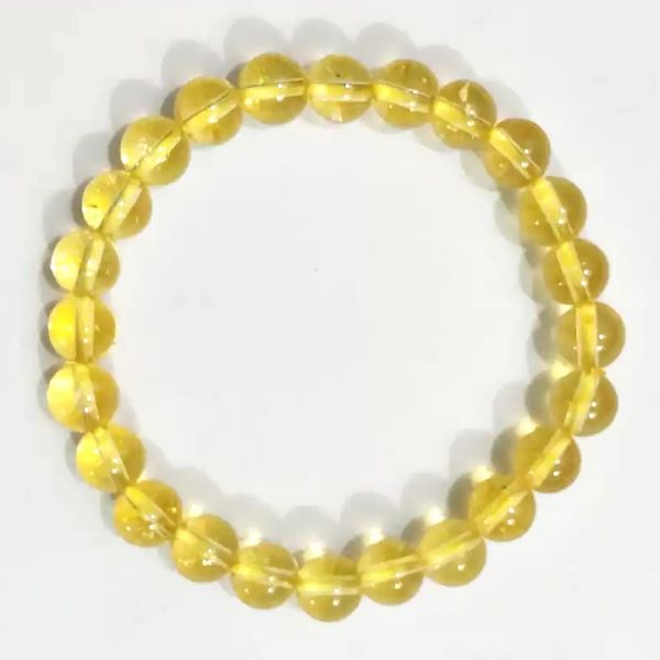yellow citrine bracelet