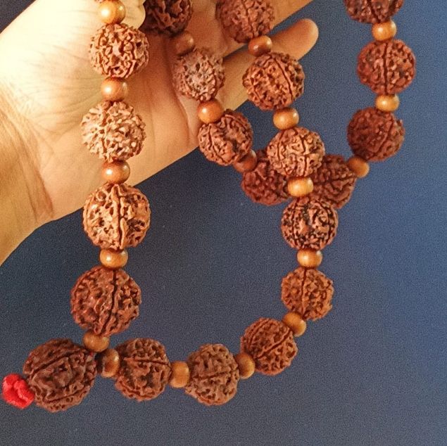 5 mukhi nepali mala 27+1