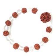 Rudraksha spatik bracelet