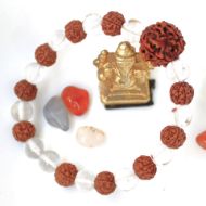 Rudraksha spatik bracelet