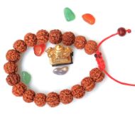 Big Bead Simple Rudraksha Bracelet