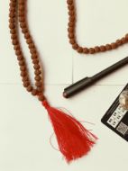 Premium Indonesian Rudraksha Mala - 7-8mm, 109 Beads 