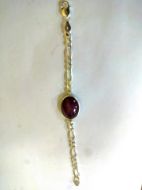 50ct Ruby Bracelet in Pure Silver 