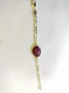 50ct Ruby Bracelet in Pure Silver 