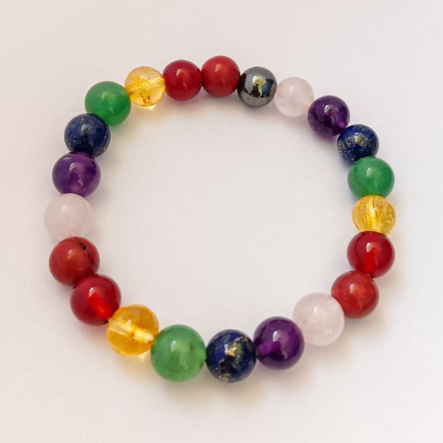 Picture of seven chakra bracelet 2