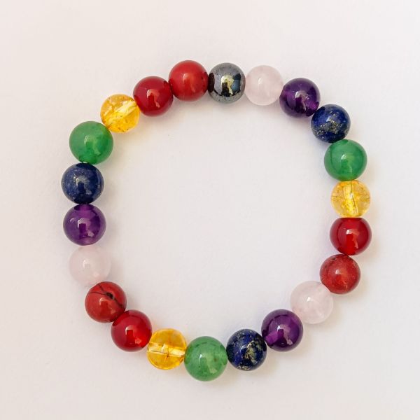 Picture of seven chakra bracelet 2