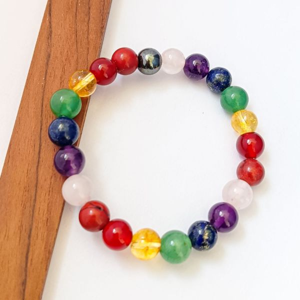 Picture of seven chakra bracelet 2