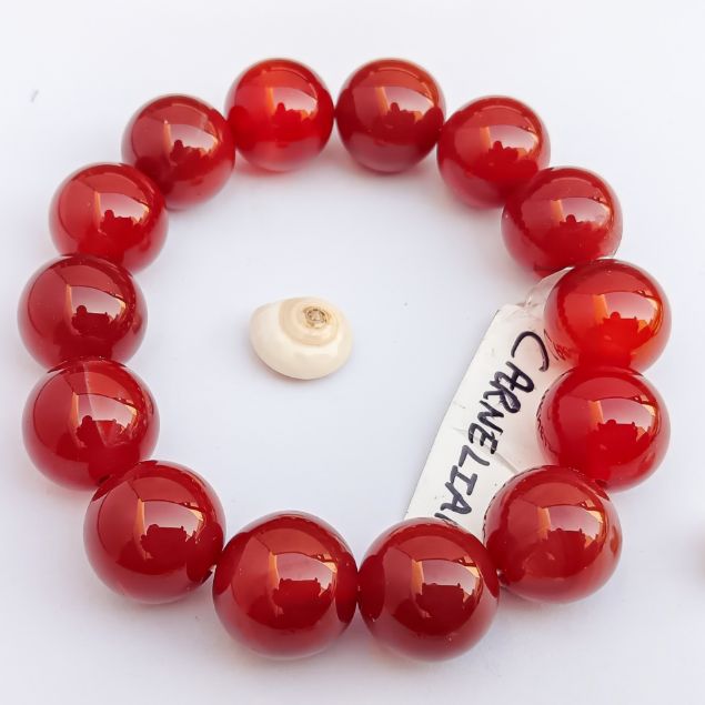 Picture of Carnelian bracelet 14mm