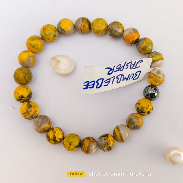Picture of Bumble bee Jasper bracelet