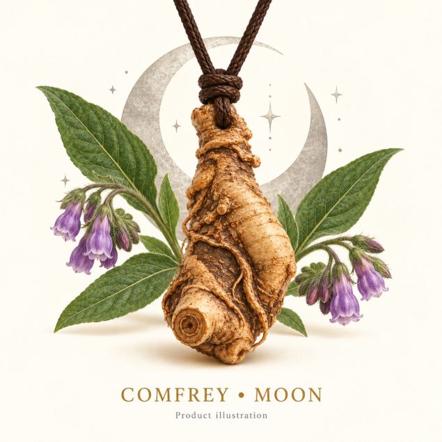 Comfrey Root Pendant for Moon