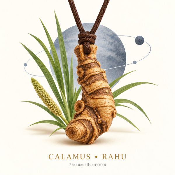 Calamus (Vacha) Root Pendant for Rahu