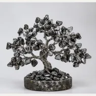 Hematite Gemstone Tree, full view including its base