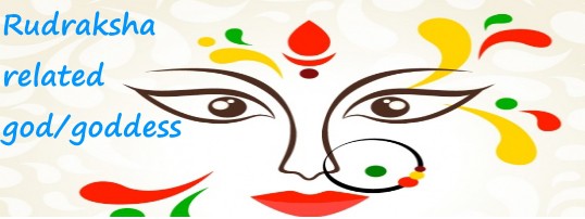 Rudraksha related god goddess