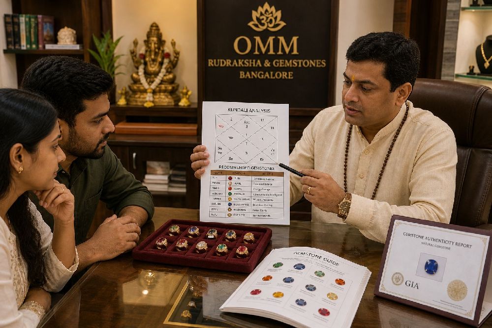 Astrology consultation and gemstone recommendation