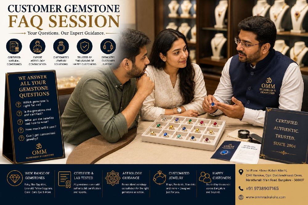 Certified gemstone trays and buyer guidance