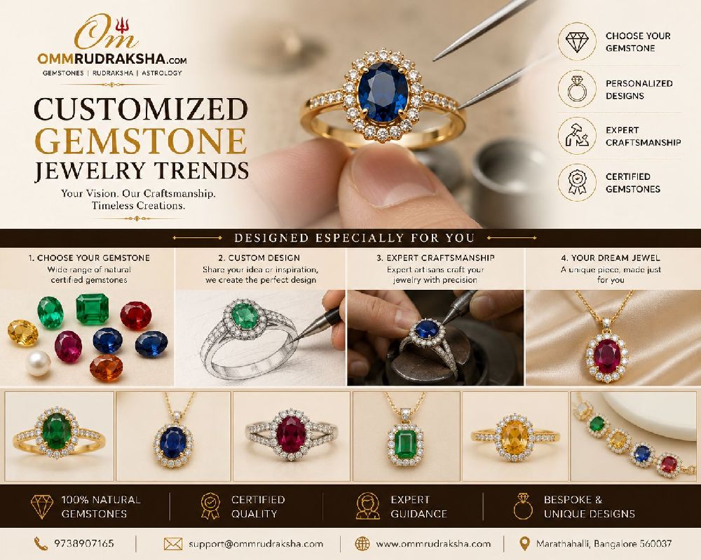 Customized gemstone jewelry trends in Bangalore