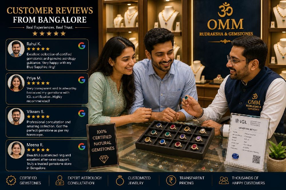 Customer gemstone purchase and consultation story