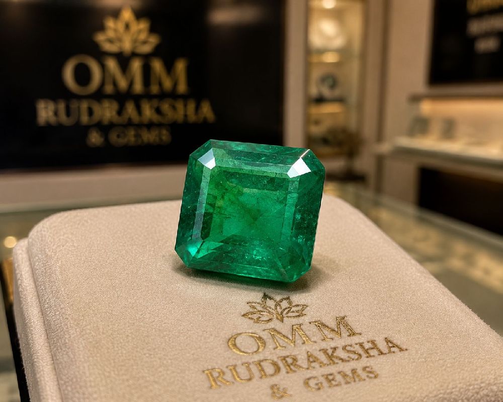 Close-up of an Emerald gemstone
