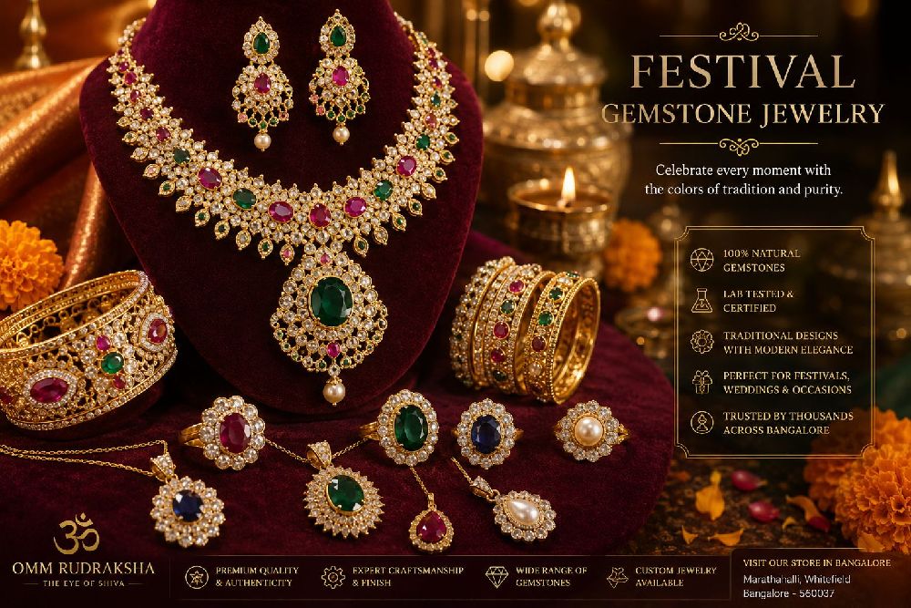 Festival gemstone jewelry trends in Bangalore