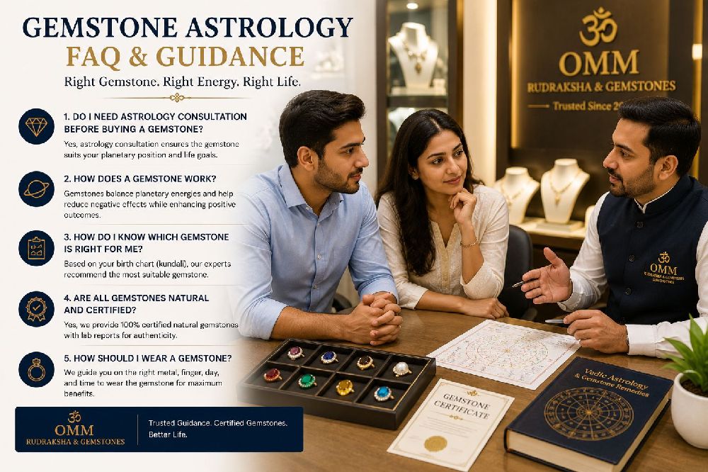 Astrology gemstone consultation and FAQs