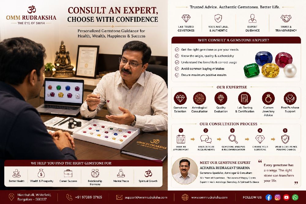 Gemstone experts and consultation in Bangalore