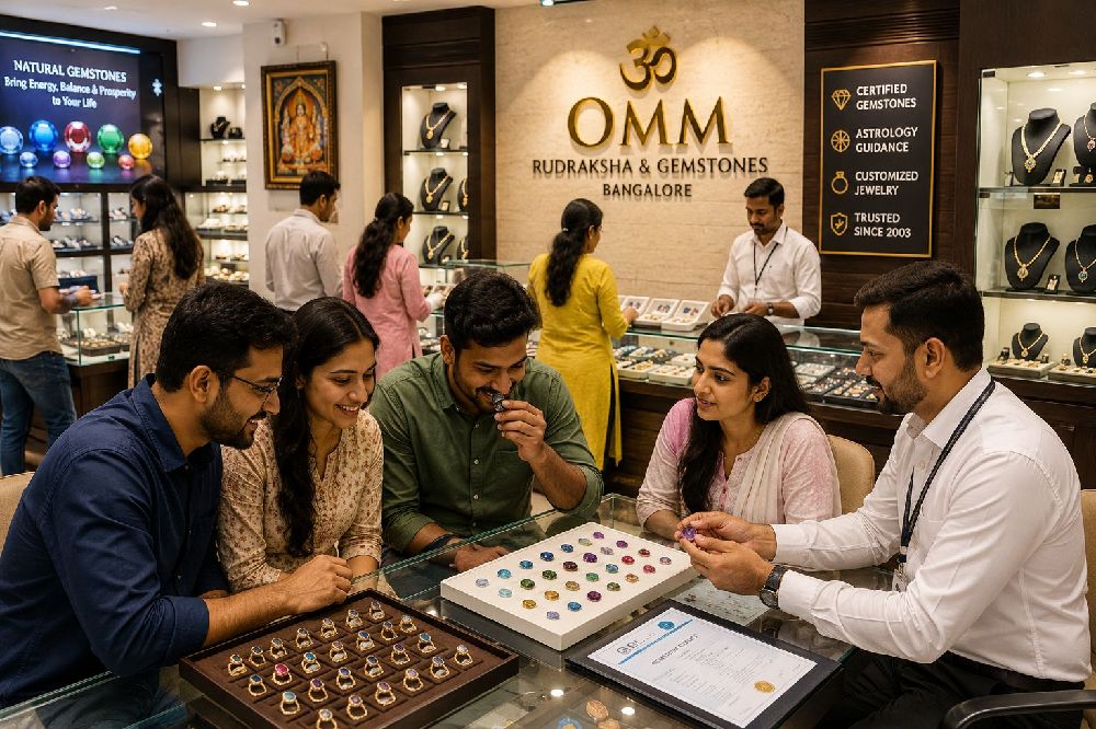 Gemstone store and jewelry culture in Bangalore