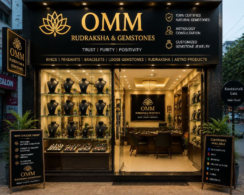 Gemstone shop near Kundalahalli Bangalore