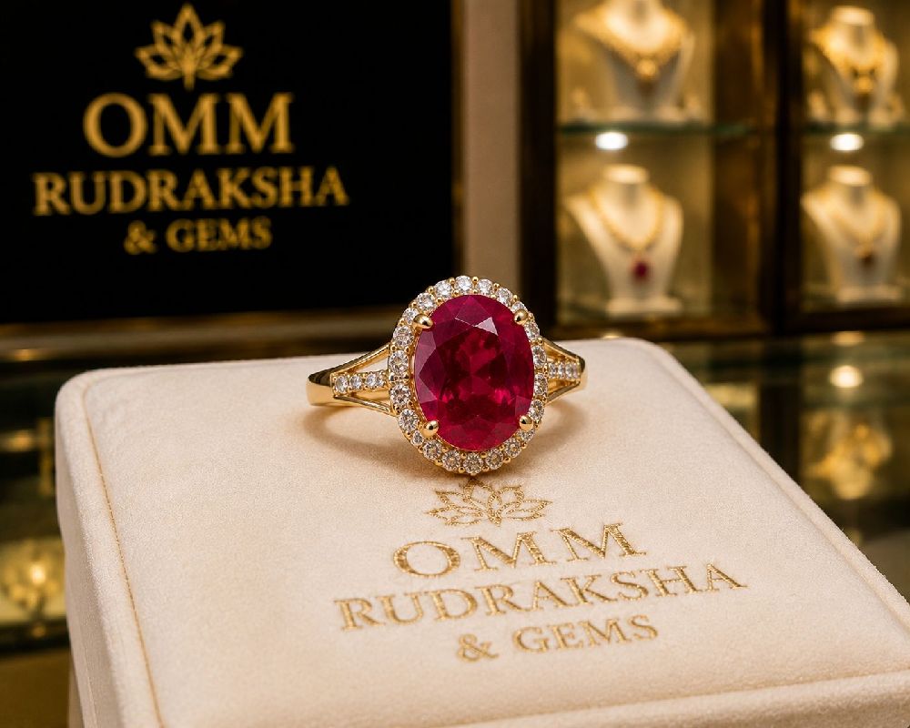 Ruby gemstone ring or pendant