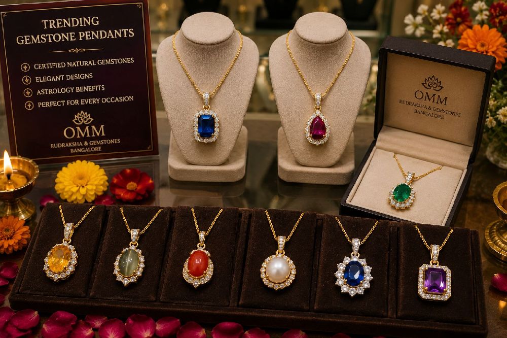 Trending gemstone pendants and jewelry designs