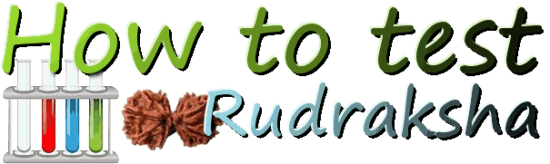 how to test rudraksha