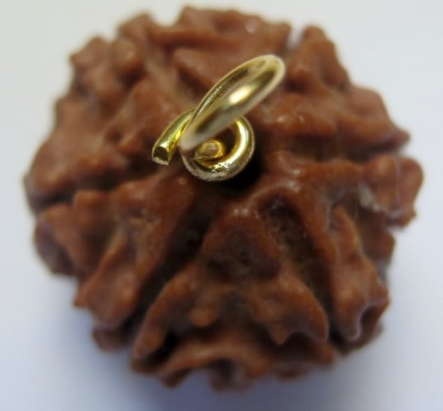 rudraksha bead pin capping
